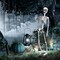 36" Skeleton Halloween Decor, 3FT Posable Halloween Skeleton Decorations, Realistic Full Body Plastic Skeleton for Halloween Party Decor, Haunted House Graveyard Props Indoor Outdoor Decorations